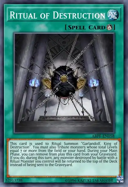 Edison Rulings for Ritual of Destruction
